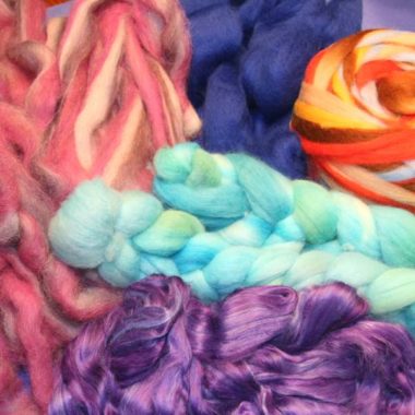 Dyed Roving & Top @ The Fibre Garden