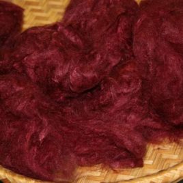 Pulled Sari Silk – Burgundy