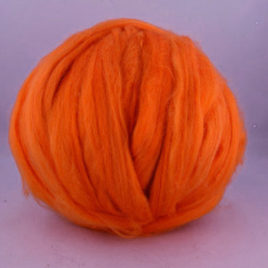 Tussah Silk Top – Orange